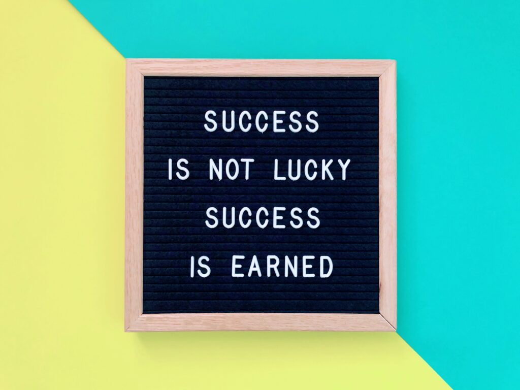 success is not lucky success is earned great quo 2023 11 27 05 20 45 utc