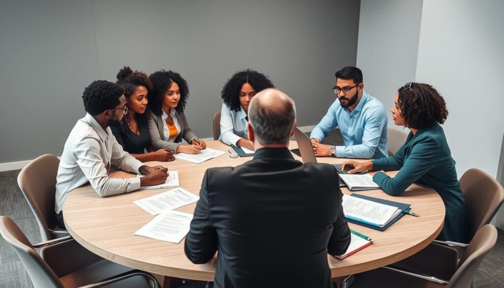 Conducting structured interviews with bias awareness