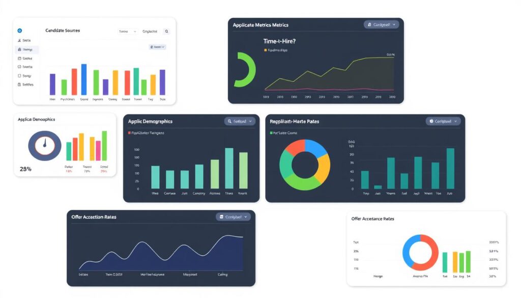 Recruitment metrics dashboard